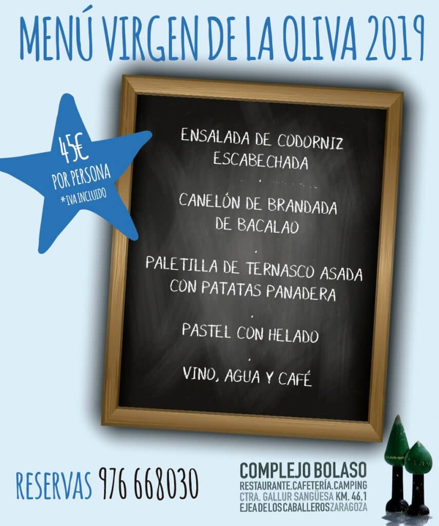 menu virgen oliva bolaso